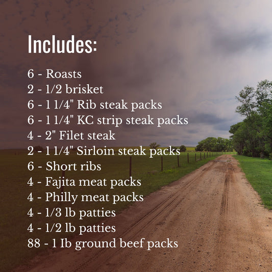 Rancher Pack (1/4 of a Beef)